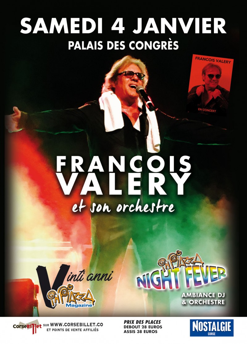 François Valery et son orchestre Palais des Congrès Ajaccio le 4