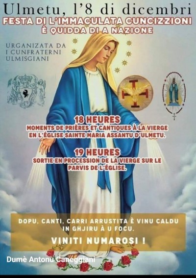 Festa di l' immaculata cuncizzioni é quidda di a nazione - Olmeto